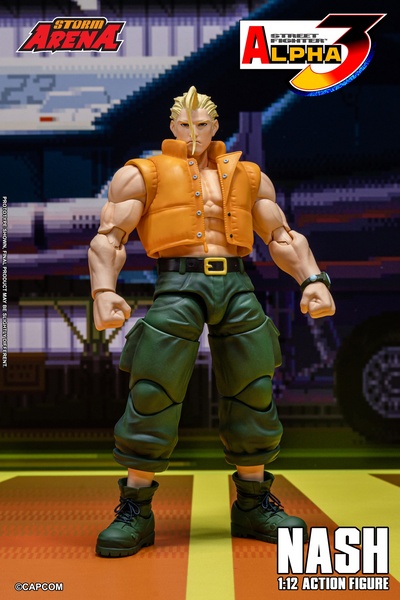 Storm Arena: Street Fighter Alpha 3 - Nash 1/12 Scale Figure EXCLUSIVE