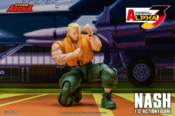 Storm Arena: Street Fighter Alpha 3 - Nash 1/12 Scale Figure EXCLUSIVE