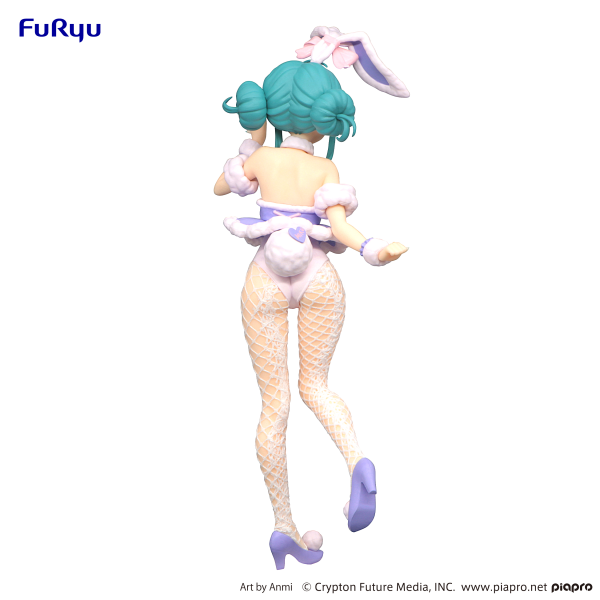 Vocaloid BiCute Bunnies Hatsune Miku White Rabbit (Purple Ver.) Figure