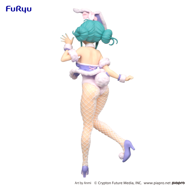 Vocaloid BiCute Bunnies Hatsune Miku White Rabbit (Purple Ver.) Figure