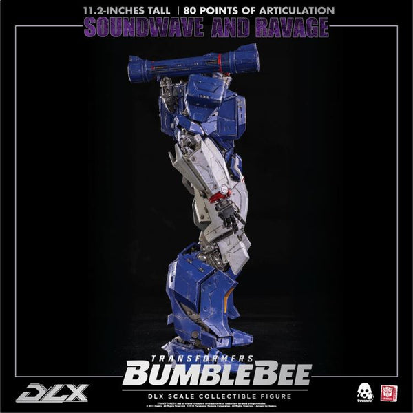 Threezero Transformers: Bumblebee DLX Scale Collectible Series Soundwave and Ravage