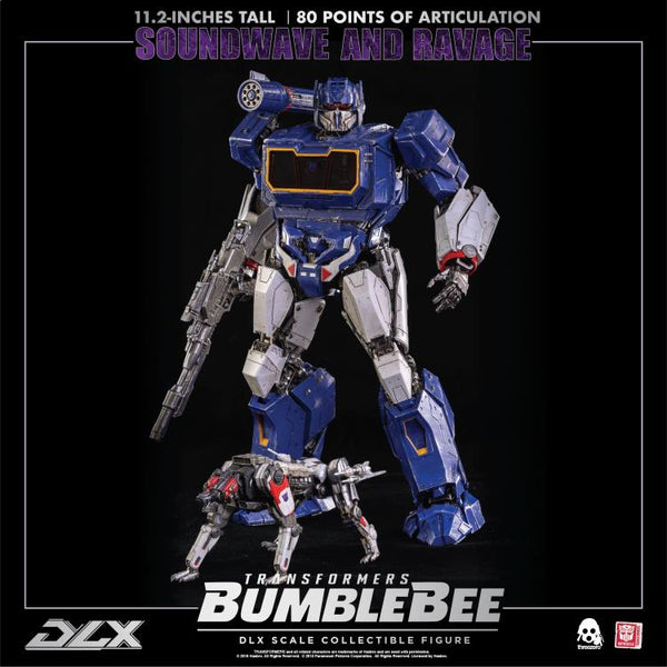 Threezero Transformers: Bumblebee DLX Scale Collectible Series Soundwave and Ravage