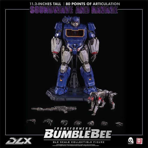 Threezero Transformers: Bumblebee DLX Scale Collectible Series Soundwave and Ravage