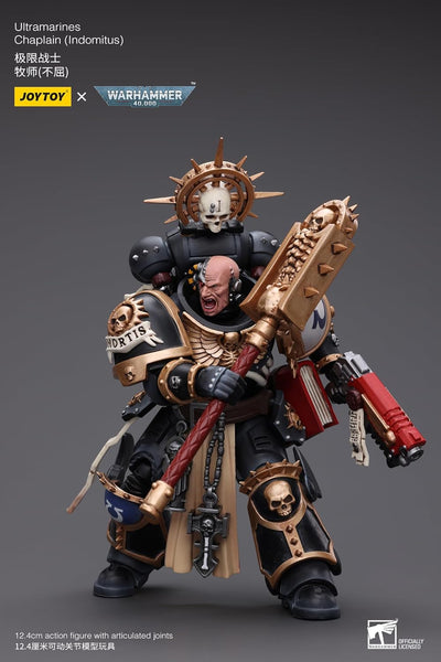 Warhammer 40k Ultramarines Chaplain (Indomitus) 1/18 Scale Action Figure
