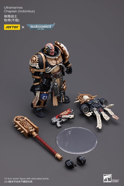 Warhammer 40k Ultramarines Chaplain (Indomitus) 1/18 Scale Action Figure