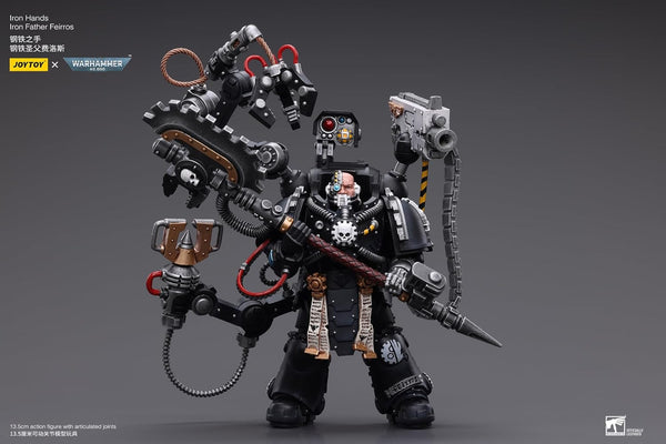 Warhammer 40K Iron Hands Iron Father Feirros 1/18 Scale Figure