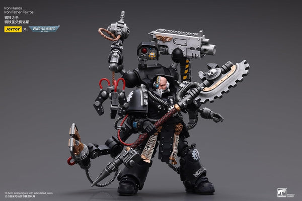Warhammer 40K Iron Hands Iron Father Feirros 1/18 Scale Figure
