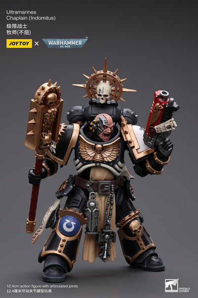 Warhammer 40k Ultramarines Chaplain (Indomitus) 1/18 Scale Action Figure