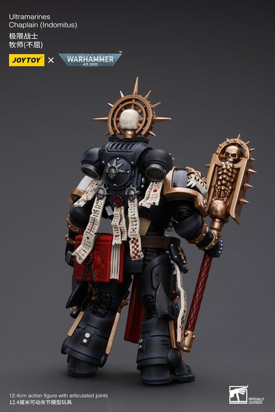 Warhammer 40k Ultramarines Chaplain (Indomitus) 1/18 Scale Action Figure