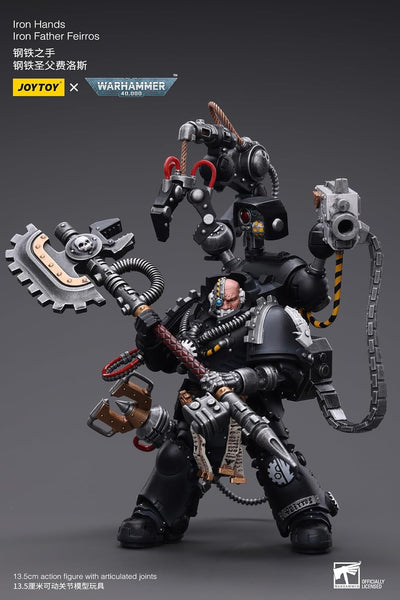 Warhammer 40K Iron Hands Iron Father Feirros 1/18 Scale Figure