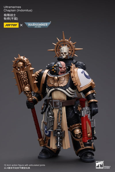Warhammer 40k Ultramarines Chaplain (Indomitus) 1/18 Scale Action Figure
