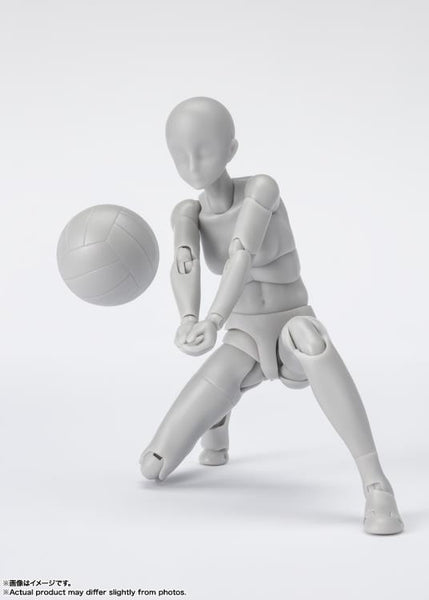 S.H.Figuarts - Body-chan Sports Edition Set (Gray Color Ver.)