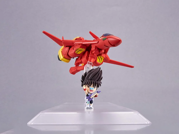 Macross 7 Tiny Session - VF-19 Custom Fire Valkyrie & Nekki Basara