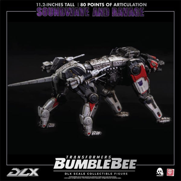 Threezero Transformers: Bumblebee DLX Scale Collectible Series Soundwave and Ravage