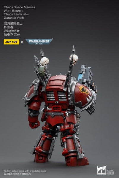 Warhammer 40k Chaos Space Marines Word Bearers Chaos Terminator Garchak Vash 1/18 Scale Figure