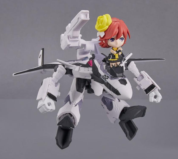 Macross Delta Tiny Session - VF-31F Siegfried & Kaname Figure Set