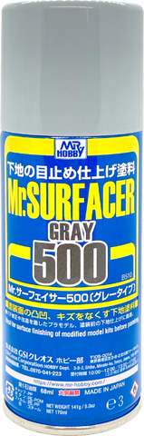 Mr Hobby - Mr. Surfacer Spray Gray 500 B510