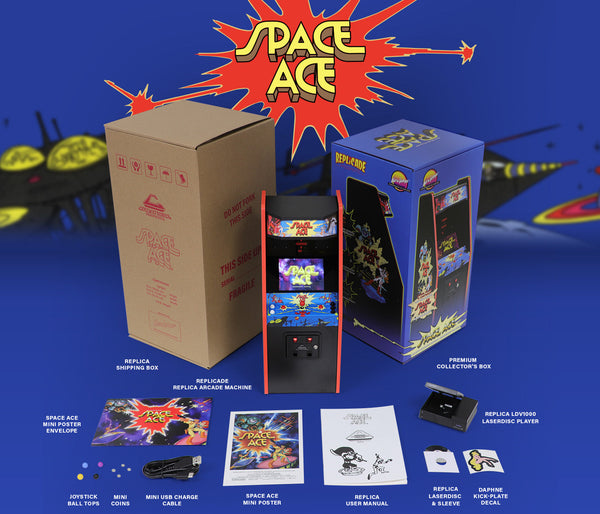 Space Ace x RepliCade (Conversion Kit Ver.) 12" Scale Mini Arcade - Exclusive
