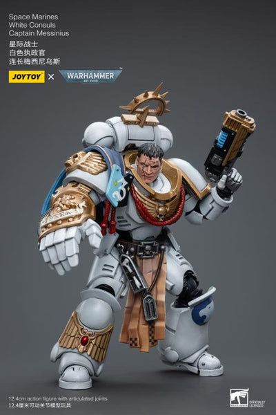 Warhammer 40k Space Marines White Consuls Captain Messinius 1/18 Scale Figure