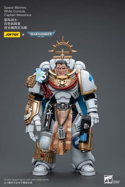 Warhammer 40k Space Marines White Consuls Captain Messinius 1/18 Scale Figure