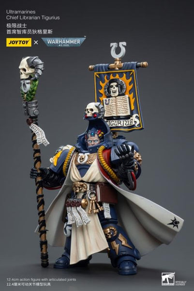 Warhammer 40K Ultramarines Chief Librarian Tigurius 1/18 Scale Figure
