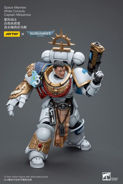 Warhammer 40k Space Marines White Consuls Captain Messinius 1/18 Scale Figure