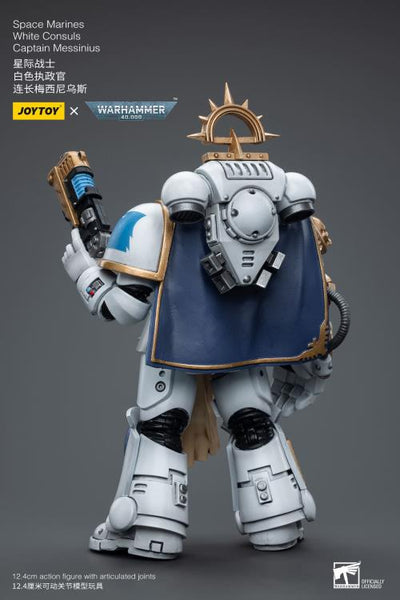 Warhammer 40k Space Marines White Consuls Captain Messinius 1/18 Scale Figure