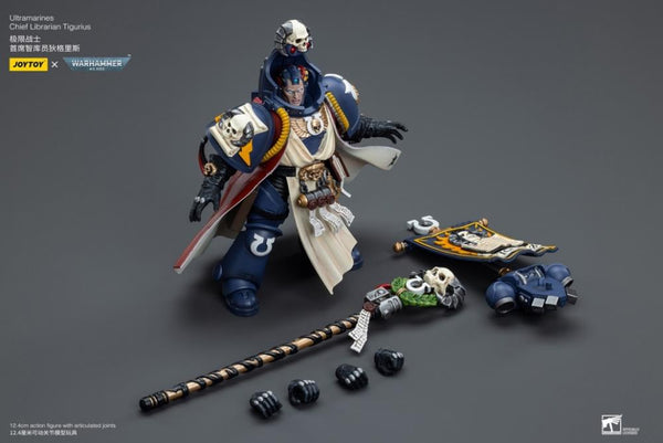 Warhammer 40K Ultramarines Chief Librarian Tigurius 1/18 Scale Figure