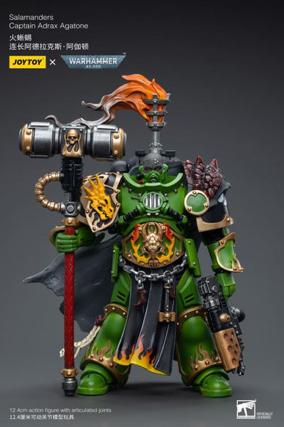 Warhammer 40k Salamanders Captain Adrax Agatone 1/18 Scale Figure