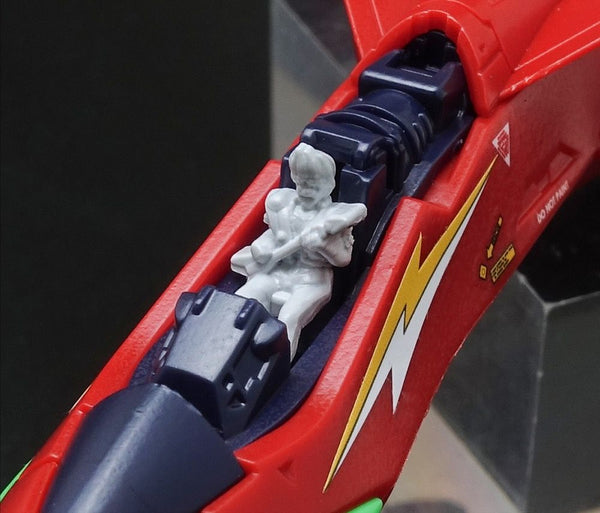 HG Macross 7 VF-19 Kai Fire Valkyrie (Sound Booster Equipped Ver.) 1/100 Scale Model Kit