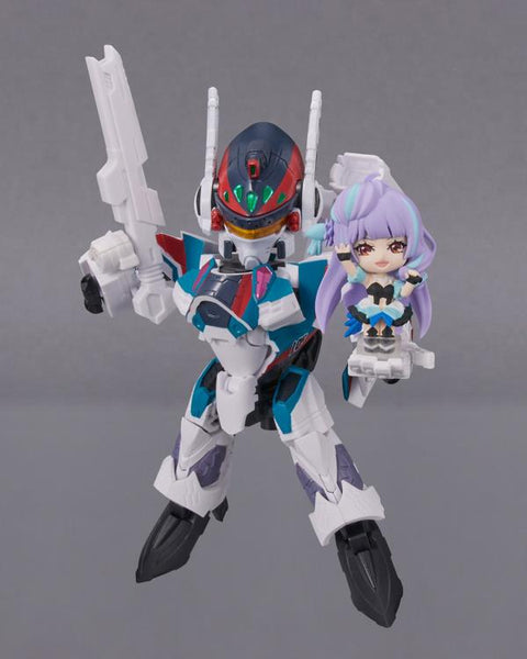 Macross Delta Tiny Session - VF-31S Siegfried (Arad Use Ver.) & Mikumo Guynemer Figure Set