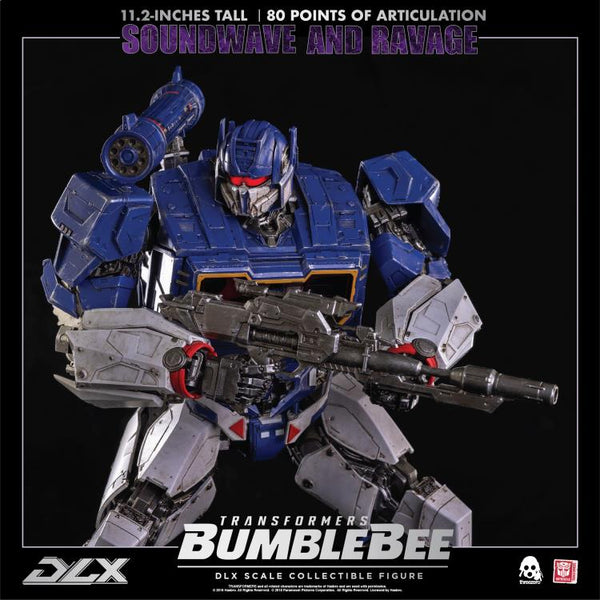 Threezero Transformers: Bumblebee DLX Scale Collectible Series Soundwave and Ravage