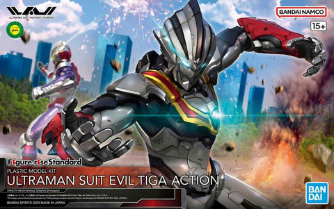 Figure-rise Standard - Ultraman Suit Evil Tiga Action Ver. 1/12 Model Kit