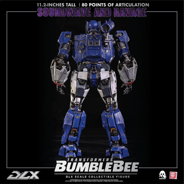 Threezero Transformers: Bumblebee DLX Scale Collectible Series Soundwave and Ravage