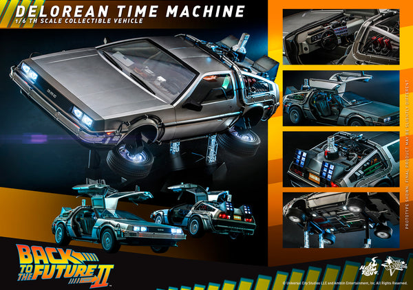 Back to the Future Part II: DeLorean Time Machine 1/6th Scale Vehicle - MMS636 Exclusive