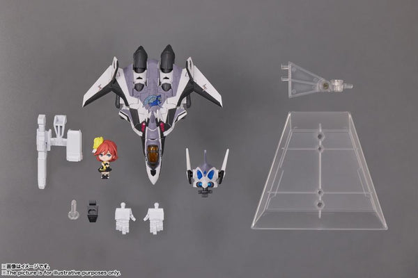 Macross Delta Tiny Session - VF-31F Siegfried & Kaname Figure Set