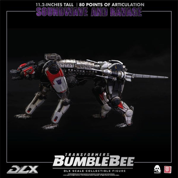 Threezero Transformers: Bumblebee DLX Scale Collectible Series Soundwave and Ravage