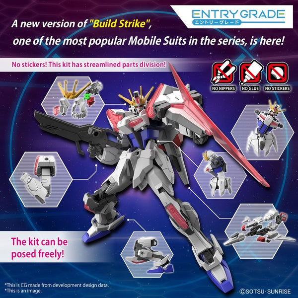 Entry Grade Build Strike Exceed Galaxy 1/144 Scale Model Kit