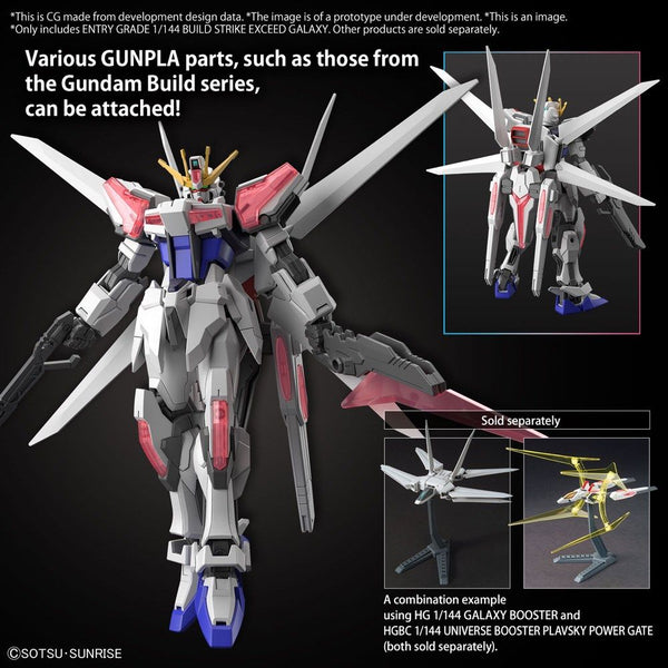 Entry Grade Build Strike Exceed Galaxy 1/144 Scale Model Kit