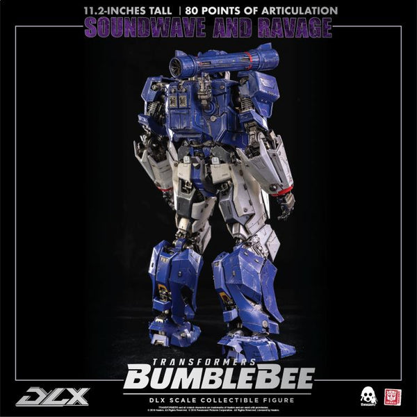 Threezero Transformers: Bumblebee DLX Scale Collectible Series Soundwave and Ravage