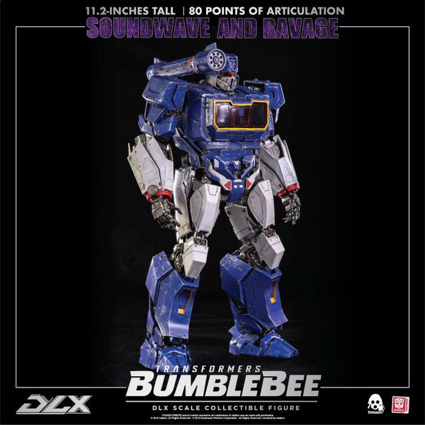 Threezero Transformers: Bumblebee DLX Scale Collectible Series Soundwave and Ravage
