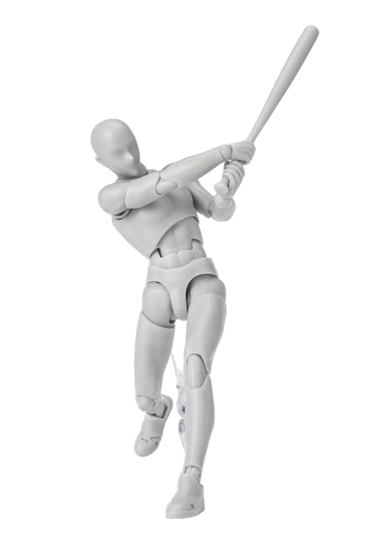 S.H.Figuarts - Body-kun Sports Edition Set (Gray Color Ver.)