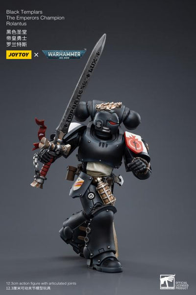Warhammer 40K Black Templars The Emperor's Champion Rolantus 1/18 Scale Figure
