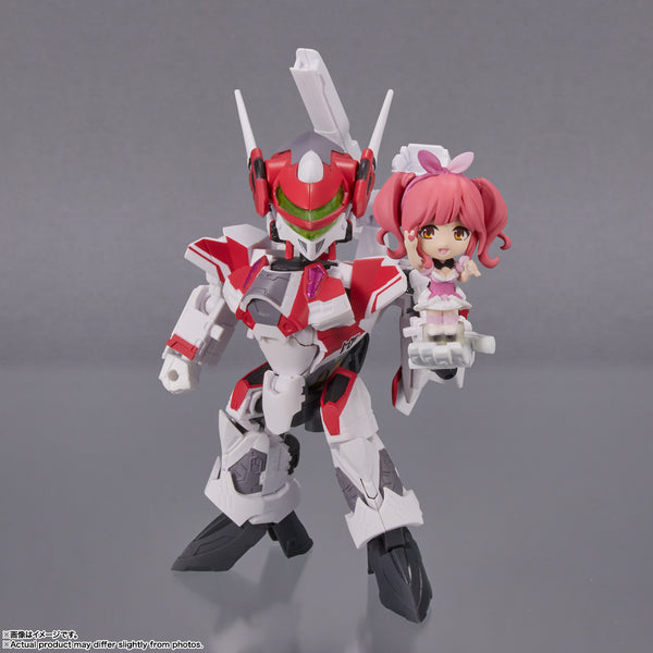Macross Delta Tiny Session - VF-31C Siegfried (Mirage Use Ver.) & Makina Nakajima Figure Set