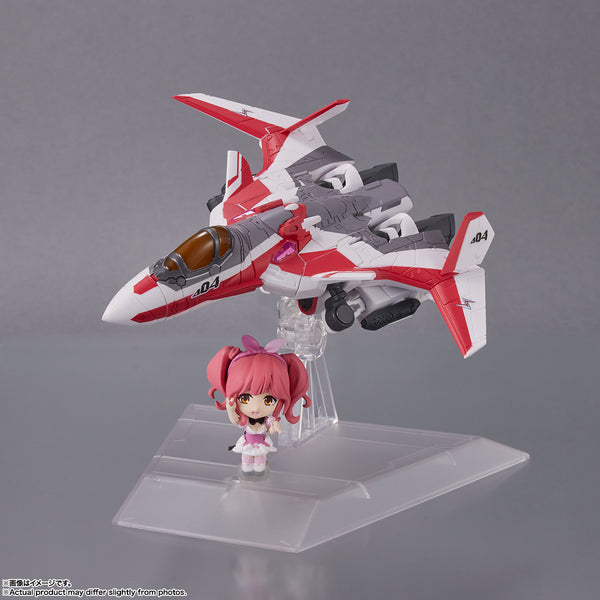 Macross Delta Tiny Session - VF-31C Siegfried (Mirage Use Ver.) & Makina Nakajima Figure Set