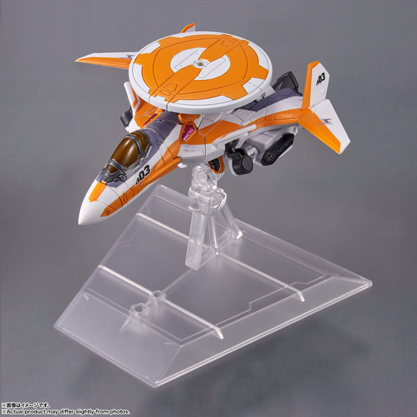 Macross Delta Tiny Session - VF-31E Siegfried (Chuck Mustang Use Ver.) & Reina Prowler Figure Set