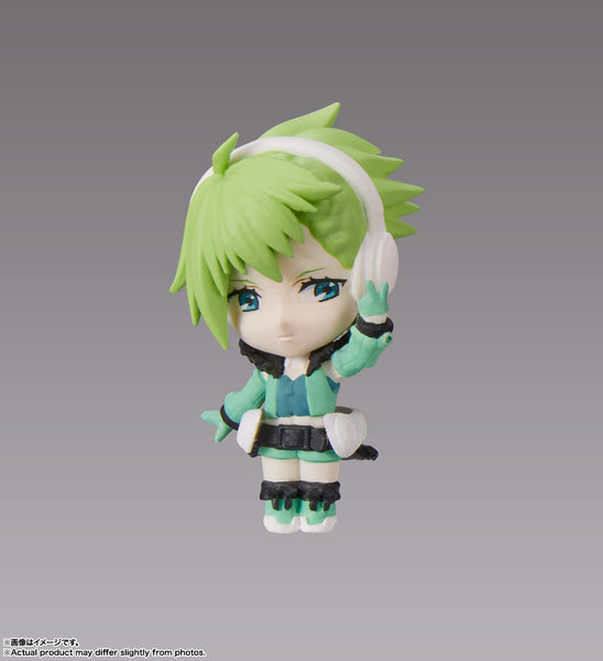 Macross Delta Tiny Session - VF-31E Siegfried (Chuck Mustang Use Ver.) & Reina Prowler Figure Set