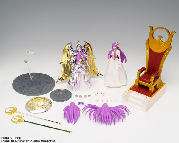 Saint Seiya Myth Cloth EX Goddess Athena & Saori Kido