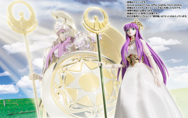 Saint Seiya Myth Cloth EX Goddess Athena & Saori Kido