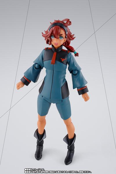 S.H. Figuarts Mobile Suit Gundam: The Witch from Mercury: Suletta Mercury (Regular Uniform Ver.) with Option Set